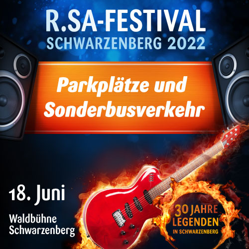Hinweis für Ihre Anreise zum R.SA-Festival