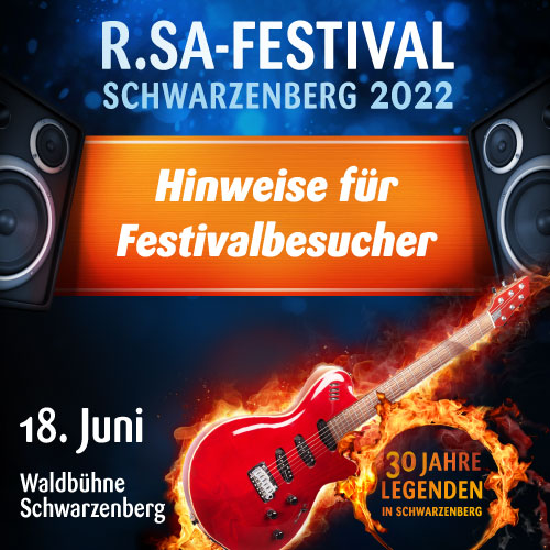 Hinweise für Festivalbesucher