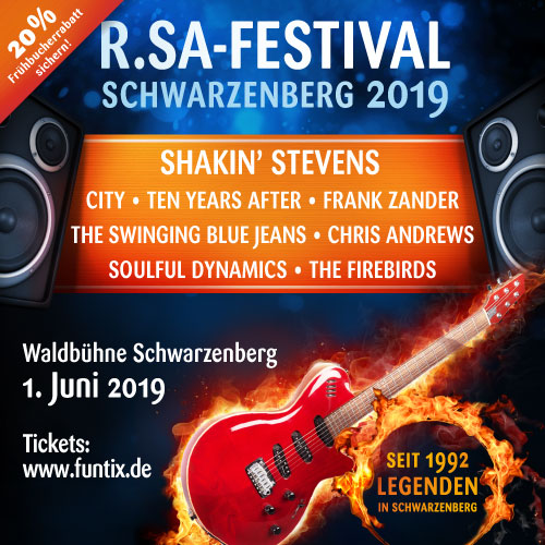 R.SA-Festival 2019 - Vorverkauf gestartet