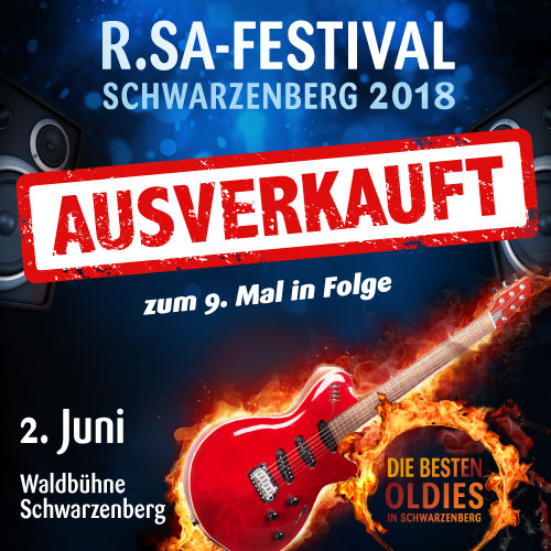 R.SA-Festival das 9. Mal in Folge ausverkauft!